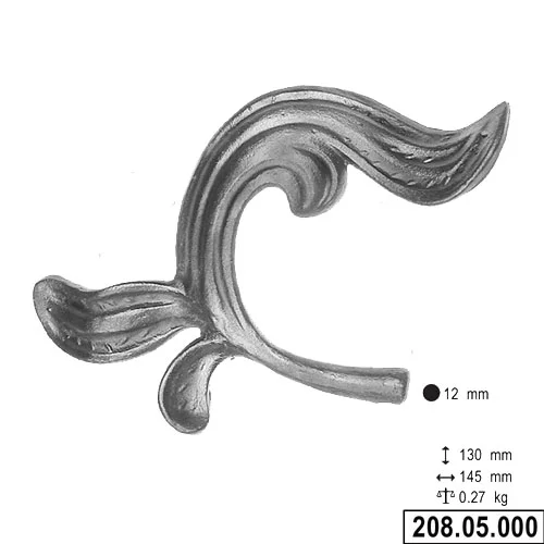 Лист правый арт.208.05.000